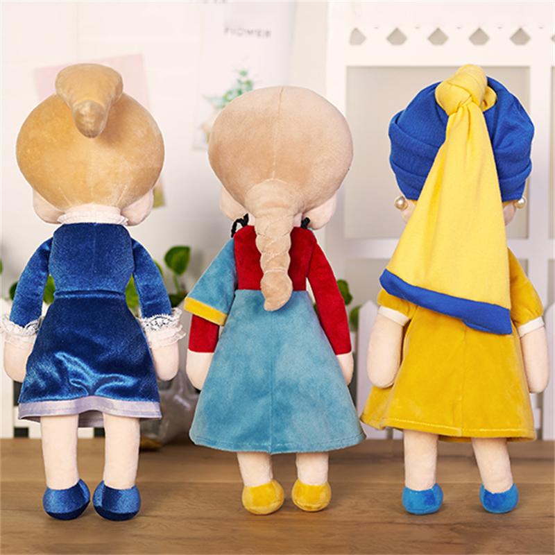 Non-Toxic Metoo Angela Famous Painting Plush Dolls Cute Children Elegant Princess Hug Soft Stuffed Toyskids Baby Gifts