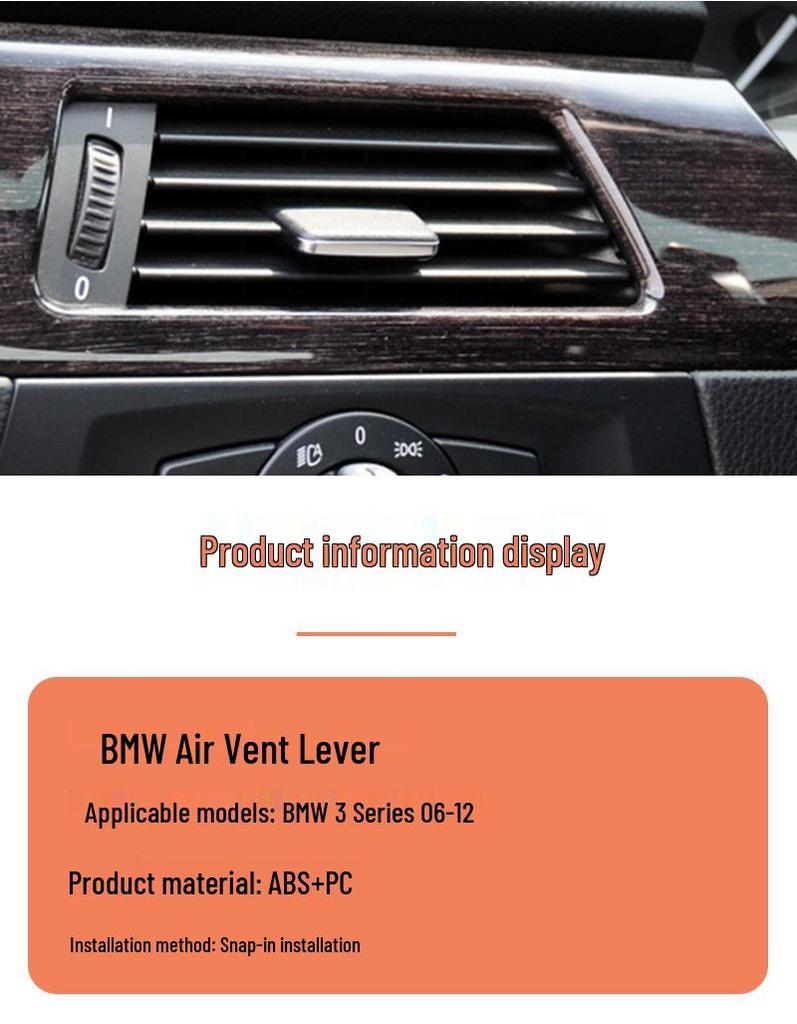 BMW 3 Series E90 AC Vent Slider Repair Kit for 316/318/320/325