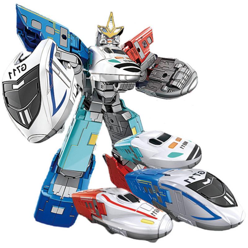 

ZZKJ 19CM New Transformation Toy Robot Car Anime Action Figures Classic Dinosaur Aircraft Tank Model Gift For Kids Boy