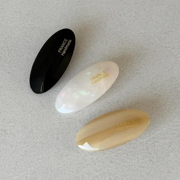 Oval Simple Hair Pin (3colors)