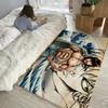 Baki the Grappler Floor Mat Soft Thickened Absorbent Non-Slip Bedroom Living Room Door Mat Home Decor Flannel Rugs