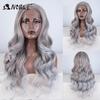 Noble Synthetic Lace Front Wig  28“ Highlight Honey Brown Body Wave Wig Cosplay Wigs For Women Wig Lace Front Wig Synthetic