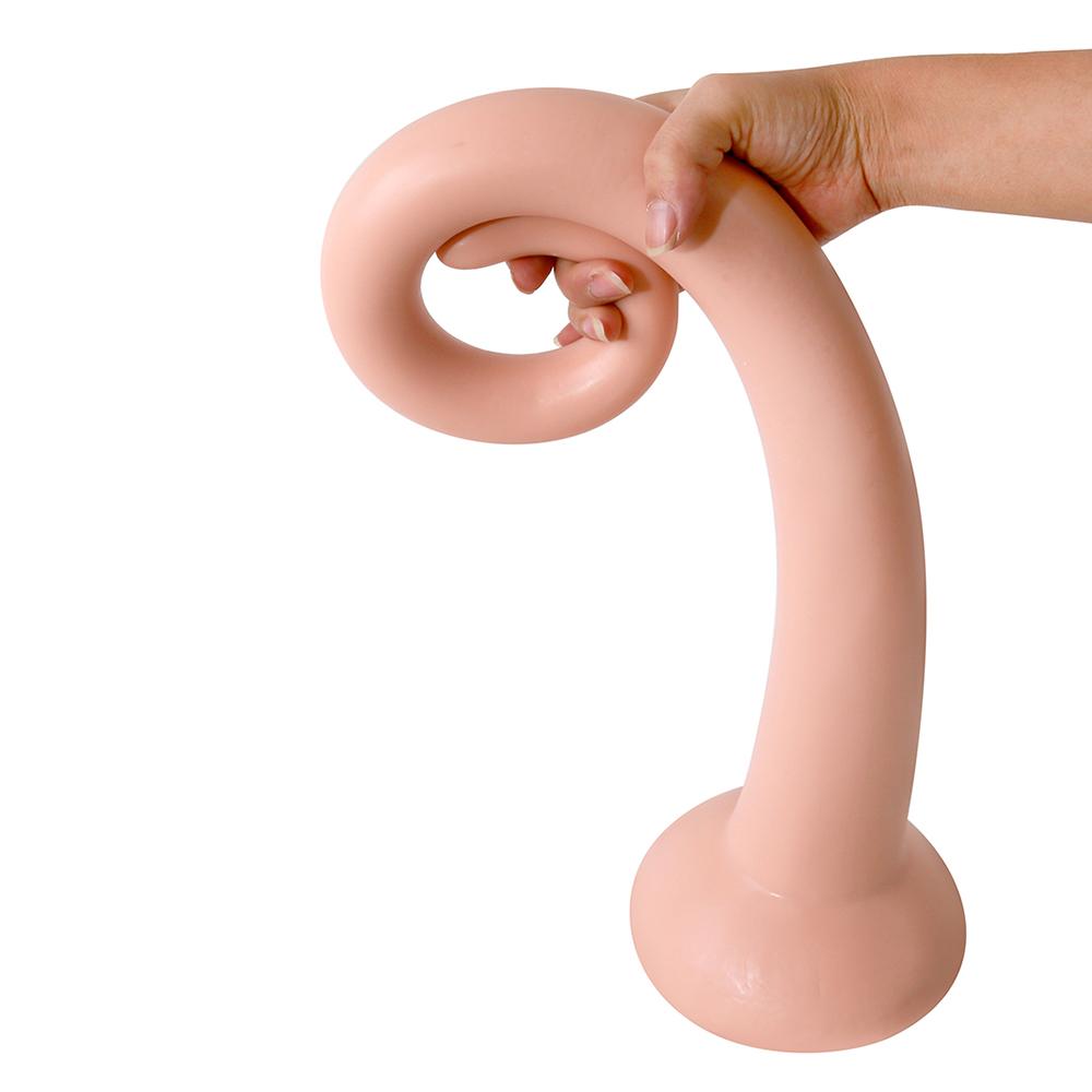 Silikonový anální kolík ocasní anální dilatátor Sexuální hračky pro dospělé Big Dildo s Sucker Fisting Realistický penis Gay BDSM Pegging Slave