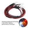 8PCS 5mm Headlights and Taillights LED Lights RC Model Drift Car Accessory