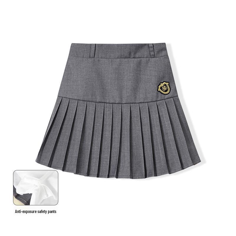 Montagut Girls' High-Waist Pleated Summer Skirt
