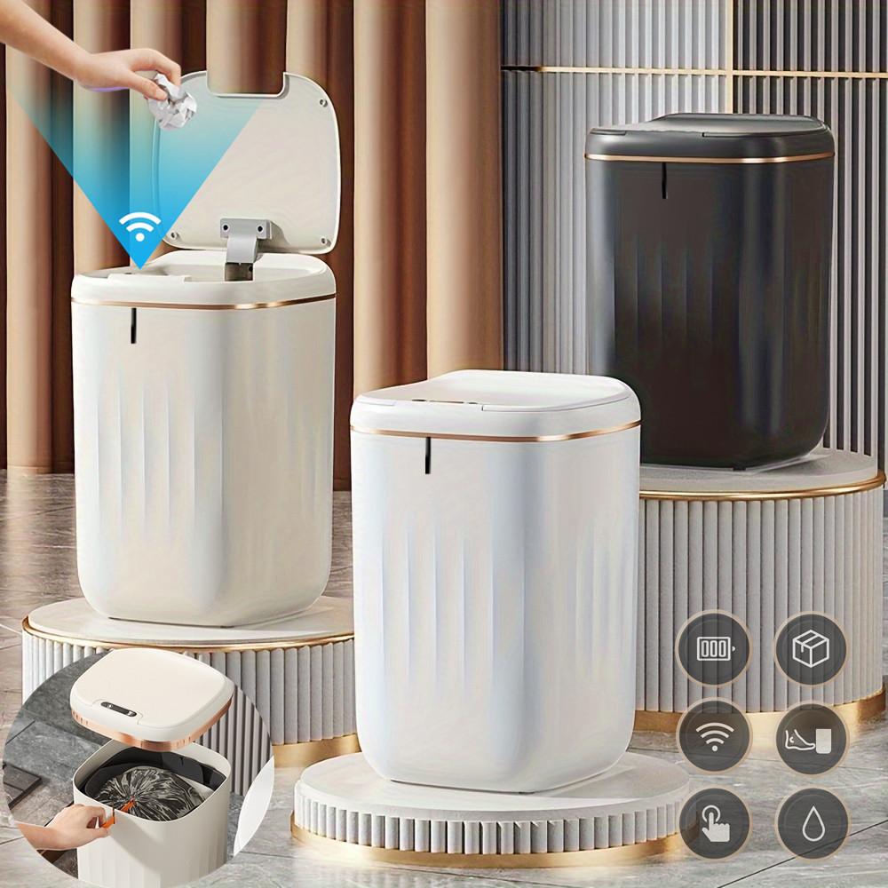 Intelligent Induction Trash Can Living Room Bedroom Rechargeable Waterproof Anti-odor Automatic Opening Of The Lid Rubbish Bin