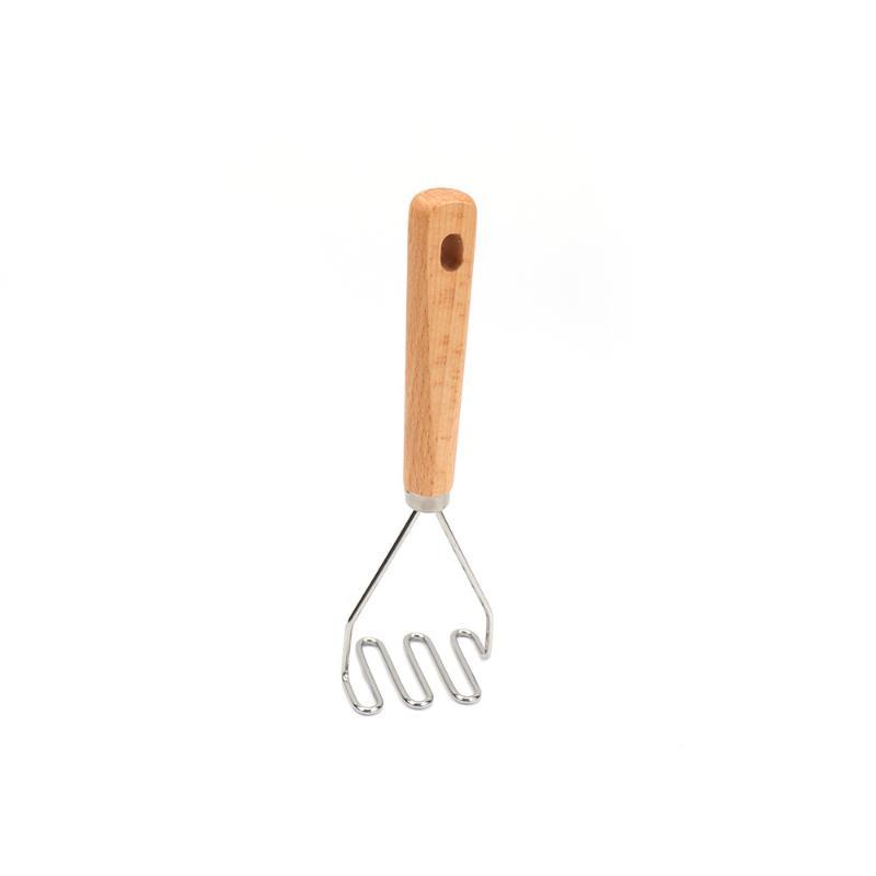 Edelstahl Schlammpresse Kartoffelstampfer Multifunktionaler Babybrei Saftpresse für Hausgemachte Säuglings Obst Gemüse Stampfen Kochen