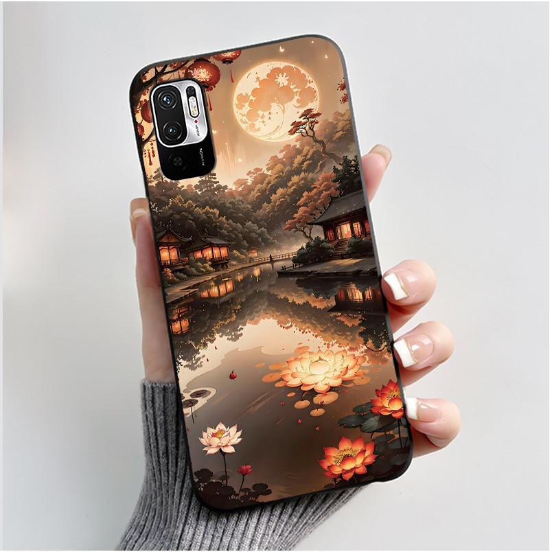 For Xiaomi Redmi Note 10 JE 10T JE Casing Cute Love Rabbit Funny Black Soft Silicone Phone Case For Redmi Note10 JE Bumper Cover