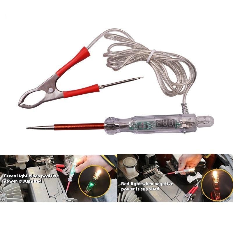 6V-36V Electrical Voltage Tester Pen Probe Lamp Dual-color LED Light Auto Car Light Circuit Tester Auto Circuit Repair Tools
