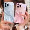 Sparkling Diamond Cat For IPhone 16 Pro Max 15 Pro 14 13 12 Mini 11 XS Max XR 7 8 Plu SE 2022 Tempered Glass Phone Case