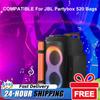 Portable Speaker Carrying Case with Mic Pocket for JBL PARTYBOX 520 Party Speaker Storage Bag Waterproof Travel Protective Cover