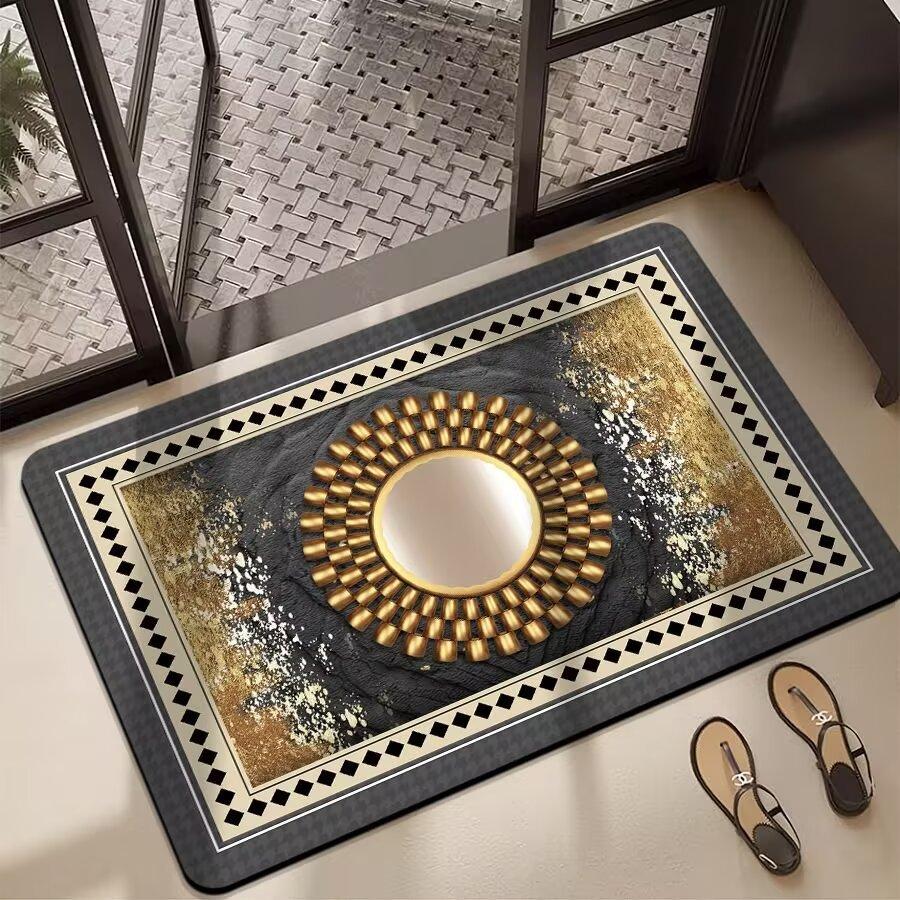 

Коврики для ванной в скандинавском стиле, впитывающие воду, быстросохнущие и устойчивые к грязи, противоскользящие коврики для ног, коврики для ног с диатомовой грязью 40*60cm