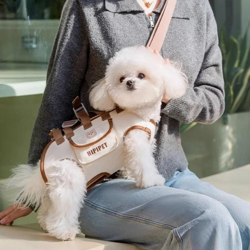 Dog Supplies Cute Pet Carrier Bag Tote Handbag Crossbody Shoulder Bag for Small Dogs Cats Outdoor Travel Walking