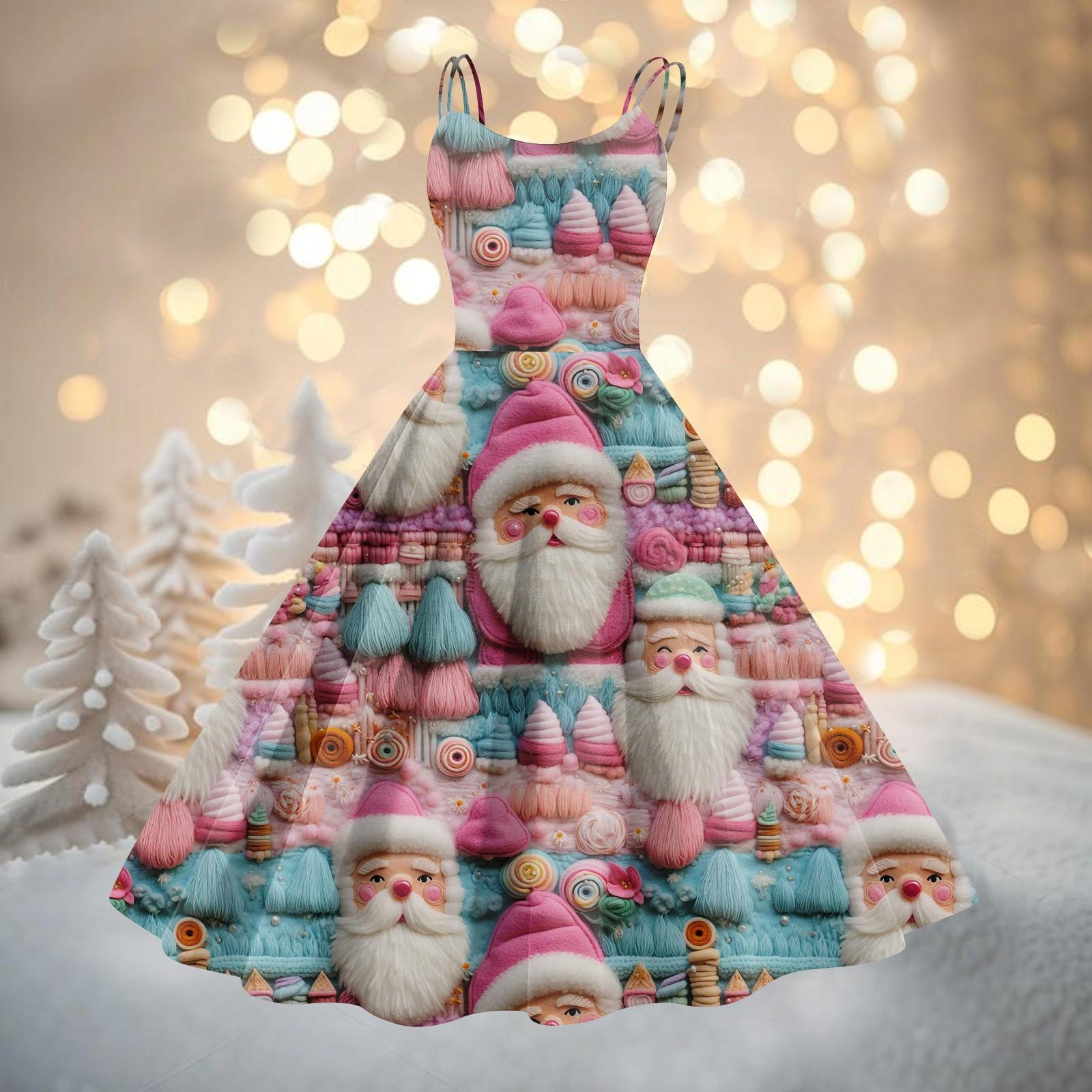 

Женское модное сексуальное коктейльное платье без бретелек с рождественским принтом в стиле панк, винтажное платье. M