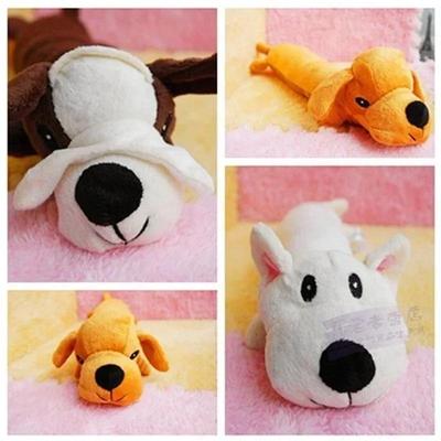 Portable Household Simple Dog-shaped Plush Chewing Pet Toy Pet Supplies Suitable for Small Dogs 3 Designs Color Accessories