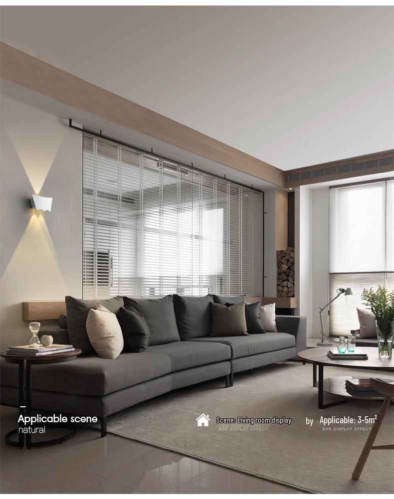 Super Bright Waterproof LED Wall Light - Up and Down Exterior for Balcony, Staircase, Courtyard