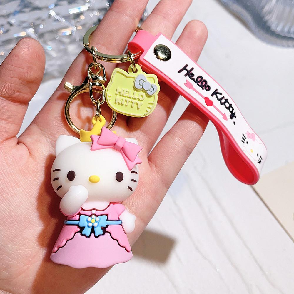Entzückender Cartoon Hello Kitty Schlüsselanhänger Silikon Geschenke Perfekt Für Geburtstage Und Abschlussfeiern