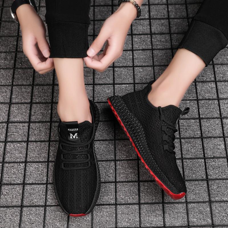 

2025 мужская обувь полая сетчатая обувь летняя сетчатая дышащая повседневная обувь мужская обувь корейская версия универсальная обувь для бега 44