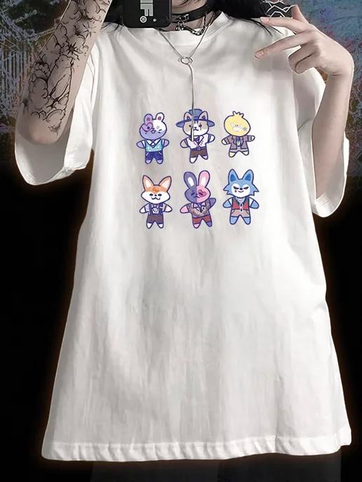 Xdinary Heroes oversized T-shirt 4XL