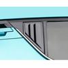 For Toyota C-HR CHR 2016 2017-2021 ABS Plastic Rear Window Quarter Louver Cover Side Vent Trim Car Adhesive Accessories Parts