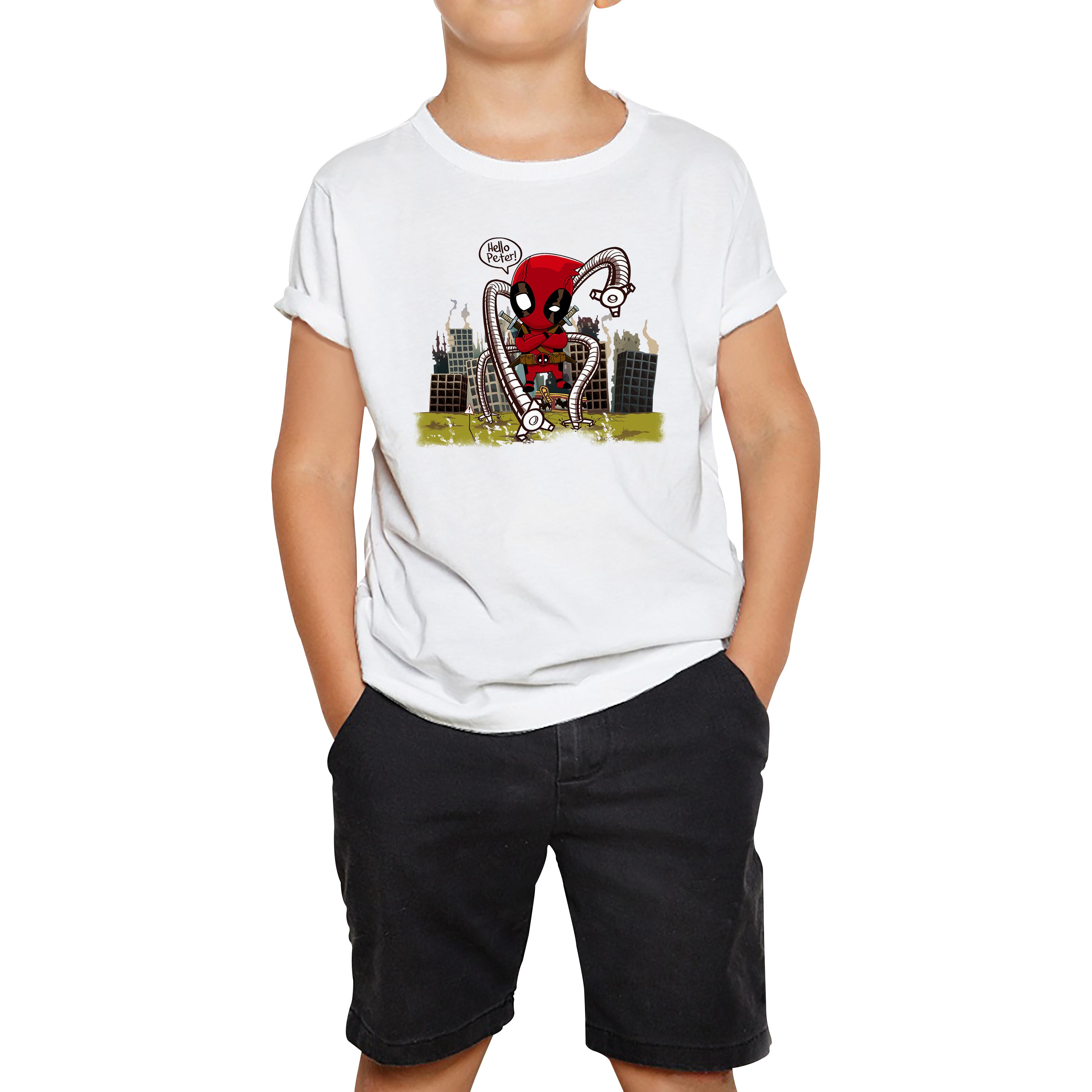 Spiderman x Deadpool Kids T Shirt 150