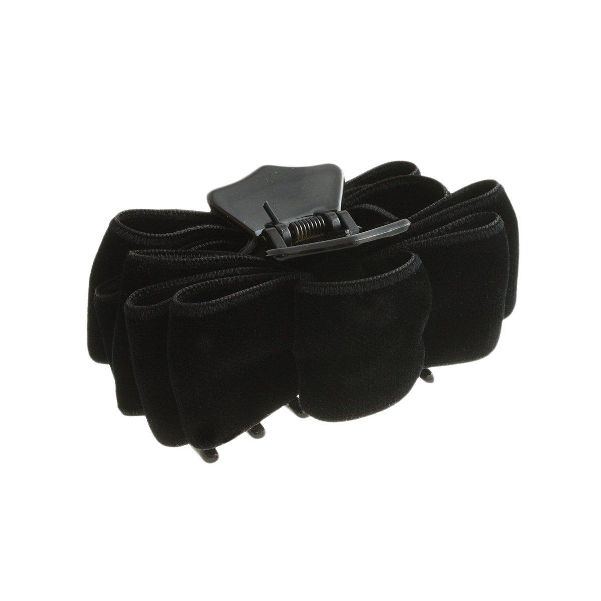 

VINGTAINE Velvet Ribbon Vance Clip Hair Accessories Заколка для волос черная [Vantaine] Осень/Зима H-757-BK- чёрный