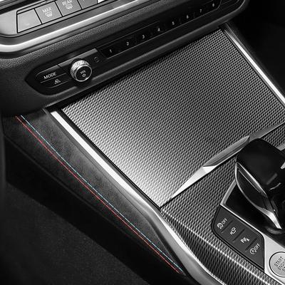 For BMW 2er Two-Door G42 3er I3 G20 G28 4er I4 G23 Center Console Side Trim Sticker Made of Alcantara Car Interior Accessories