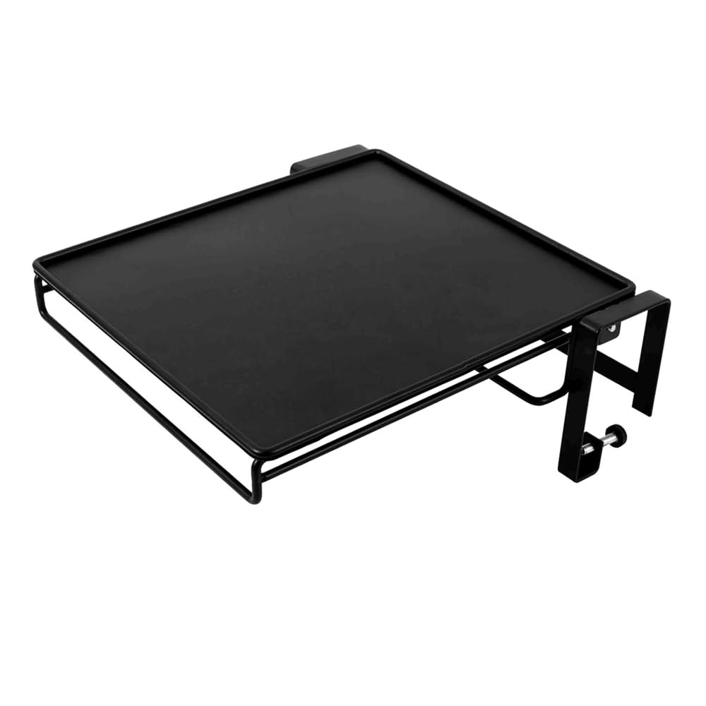 Folding Kitchen Auxiliary Tabletop Storage Shelf with Towel Hanging Workbench for Convenient Kitchen Tabletop Cabinet Door Table Stainless Steel