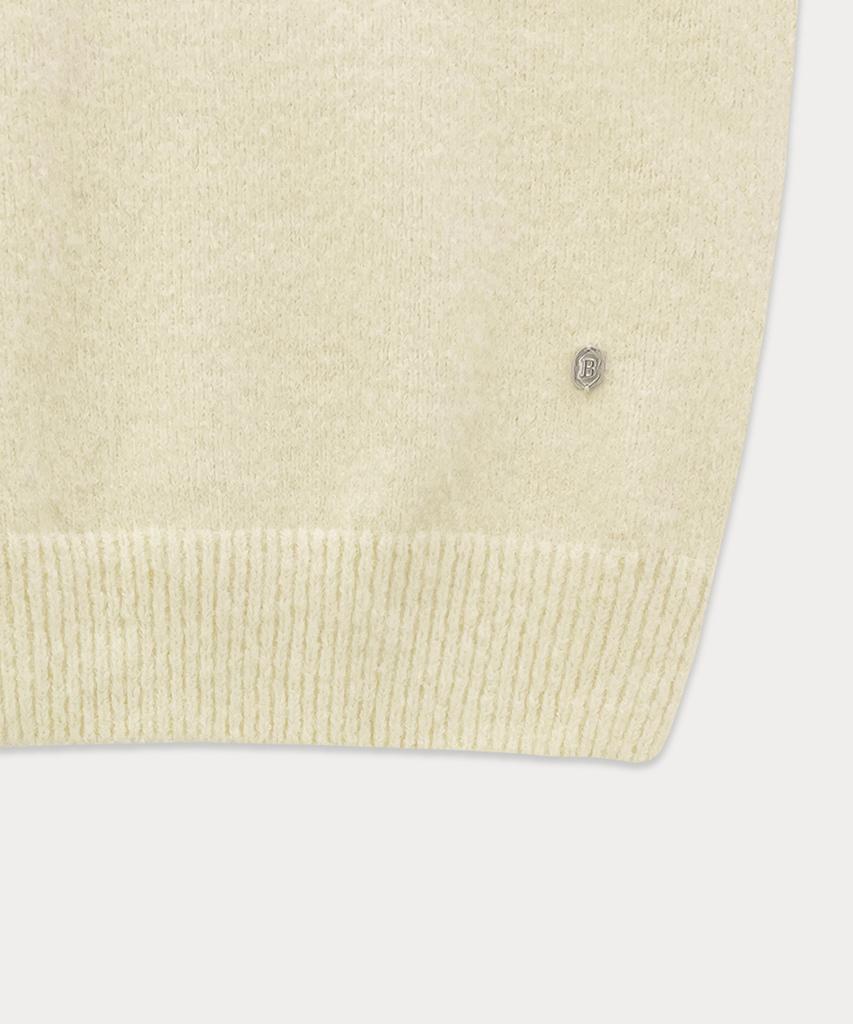 Sseomweeobeoteo Emma Half Puff Knit - Cream