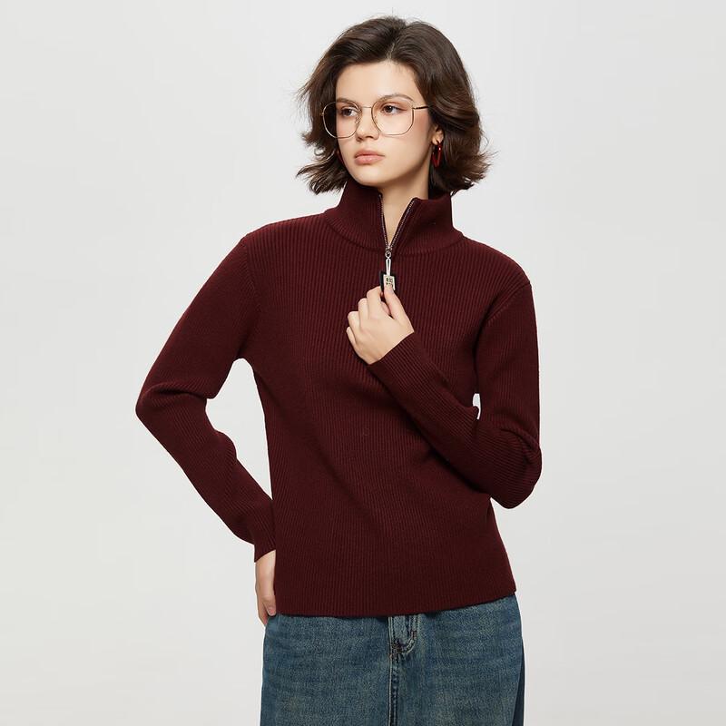 

Women s Solid Color Slim-Fit Long-Sleeve Knit Sweater Free Size