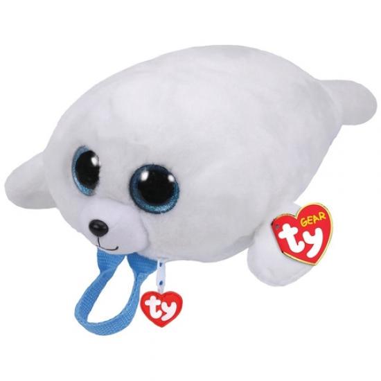 ty icy seal plush white large