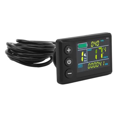 Pantalla para Bicicleta Eléctrica S866 Medidor LED Retroiluminación Ajustable ABS Impermeable Conector SM Bicicleta