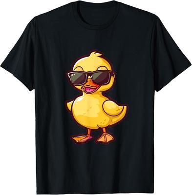 Quirky Duck Sunglasses Graphic Tee