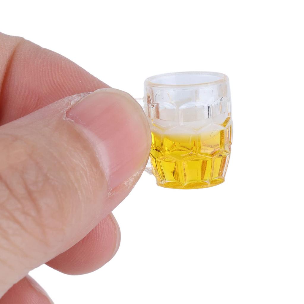 20-Pack Miniature Beer Cups, Miniature Beer Mugs, DIY Miniature Dollhouse Kit, Dollhouse Decoration Accessories