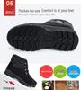 Women's Winter Plus Size Velvet Lined Non-Slip Snow Boots - Mid-Aged & Elderly Warm Mom Cotton Shoes