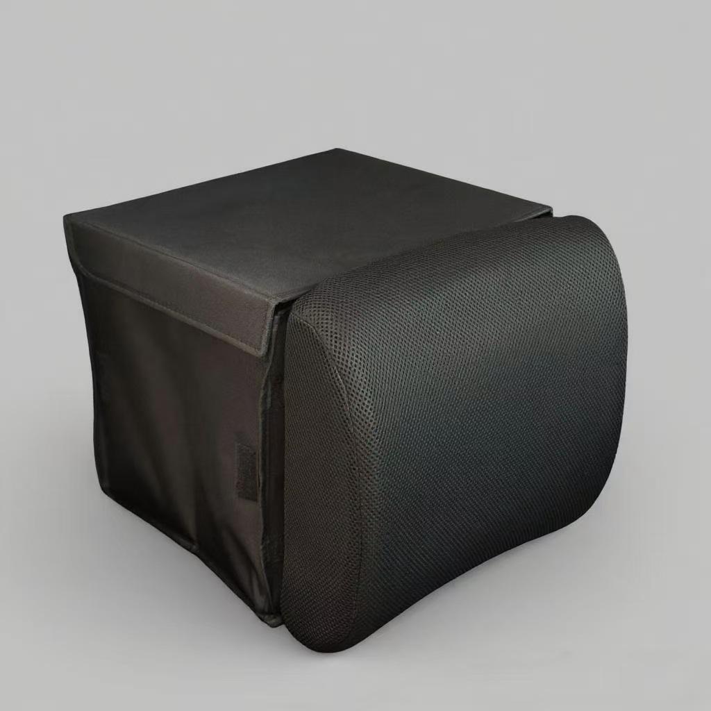 Foldable Car Seat Lumbar Support & Storage Box