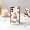 Cute R-Rabbit P-Peter-RP Phone Case Black Silicone Soft For Samsung S25,S24,S21,S22,S23,S30,Ultra,S20,Plus,Fe,Lite