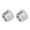 2Pcs Cola Barrel Adapter Distributor Connector Male Thread G5/8 Female Thread 1/4MFL