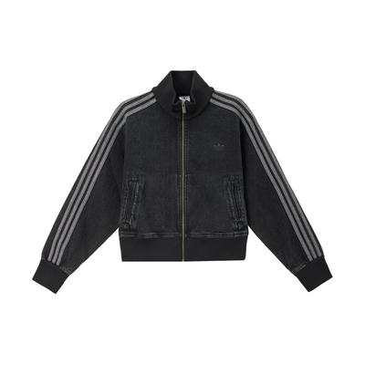 Damen Adicolor Denim Trainingsjacke True Black Denim Damen Streetwear JD3110
