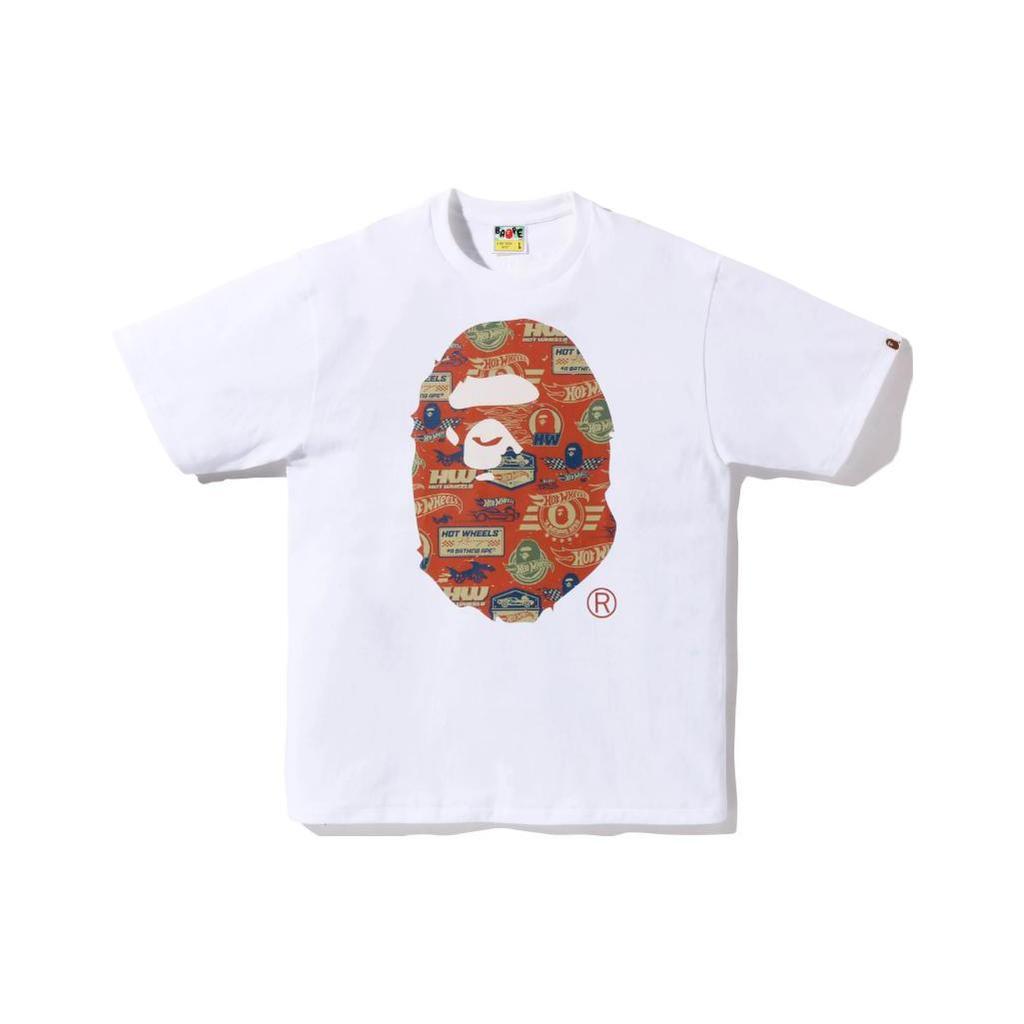 A BATHING APE x Hot Wheels Ape Head T Shirt Unisex 1I23-110-918