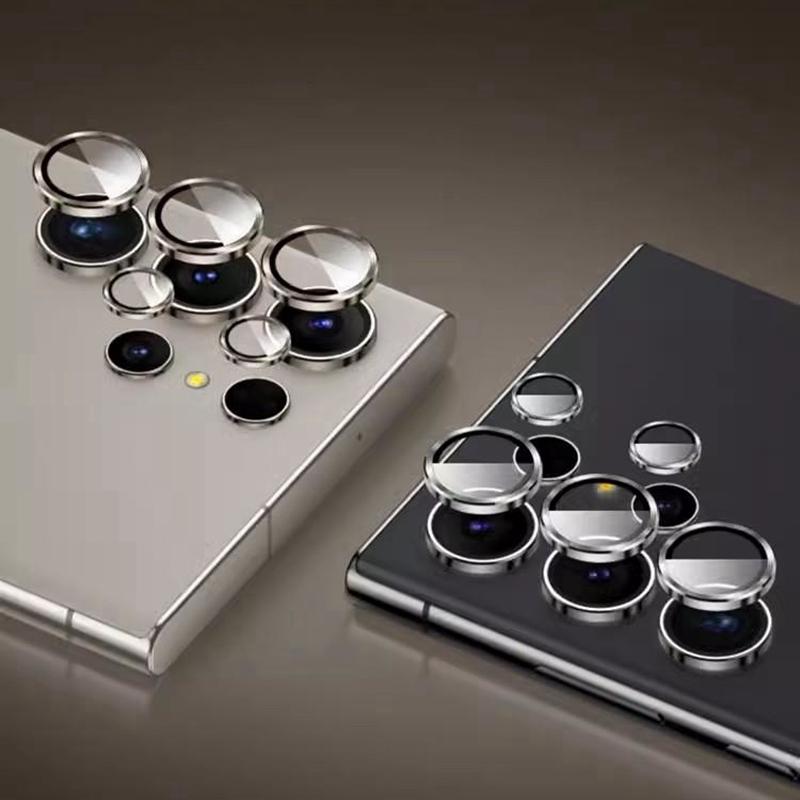 Kameraobjektivring Glas für Samsung Galaxy S25 Ultra S24ultra Displayschutz Schutz S25ultra Originalfarbe Metallkappe Hülle