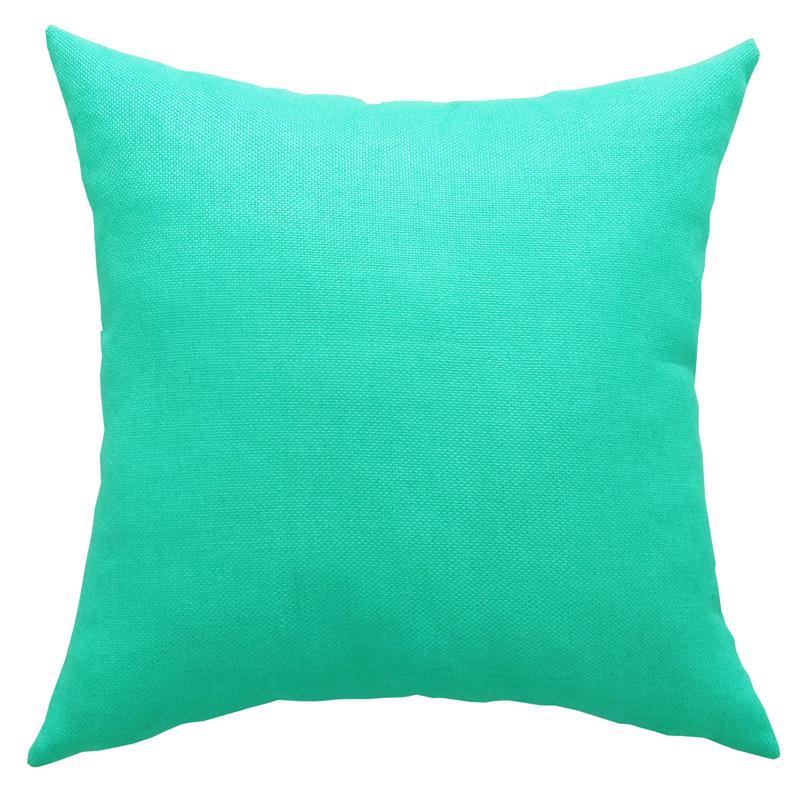 Elegant Solid Color Square Lumbar Support Cushion for Car or Office - Thickened Throw Pillow for Sofa and Living Room (50 Cm Backrest)