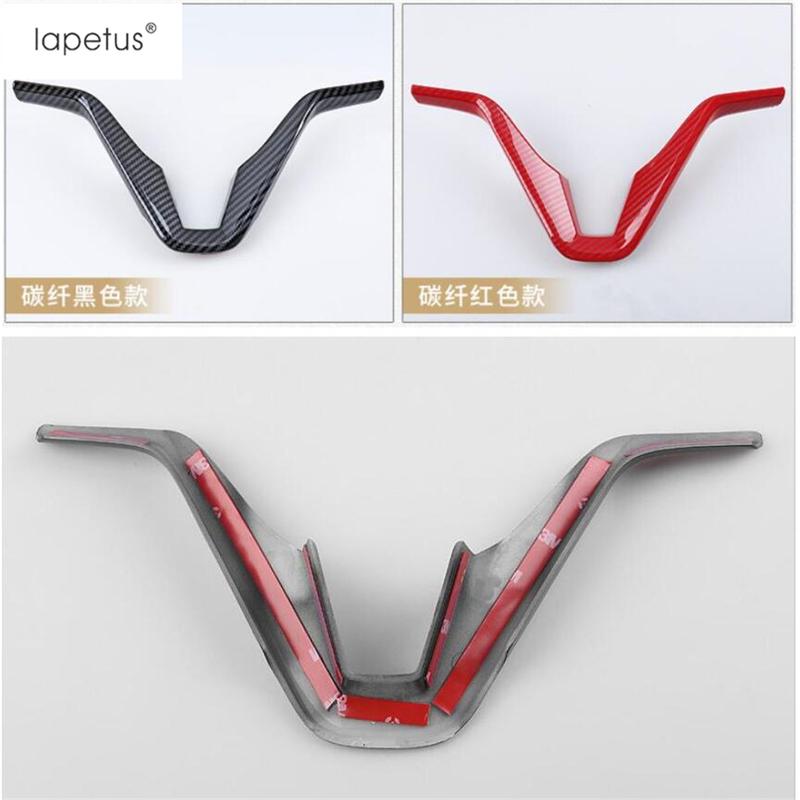 ABS Steering Wheel Botton Frame Decoration Cover Trim For Hyundai Tucson 2016 -  Matte / Carbon Fiber Interior Accessories