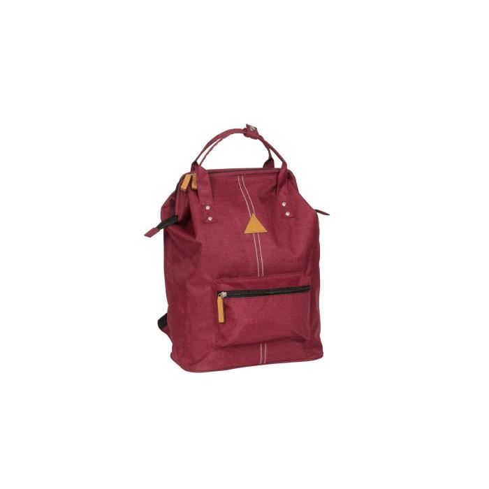 Sac à dos - KID'ABORD - Poids Plume - Bordeaux - Grand angle - 28cm x 40cm x 16cm