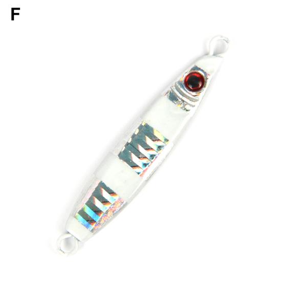 LETOYO 20g Metal Rust Resistant Fishing Lure Far Throwing Reflective Fishing Jigging Lure Fishing Supplies