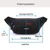 Waterproof Multifunctional Crossbody Fanny Pack - Large Capacity for Outdoor Sports, Running, and Business Use