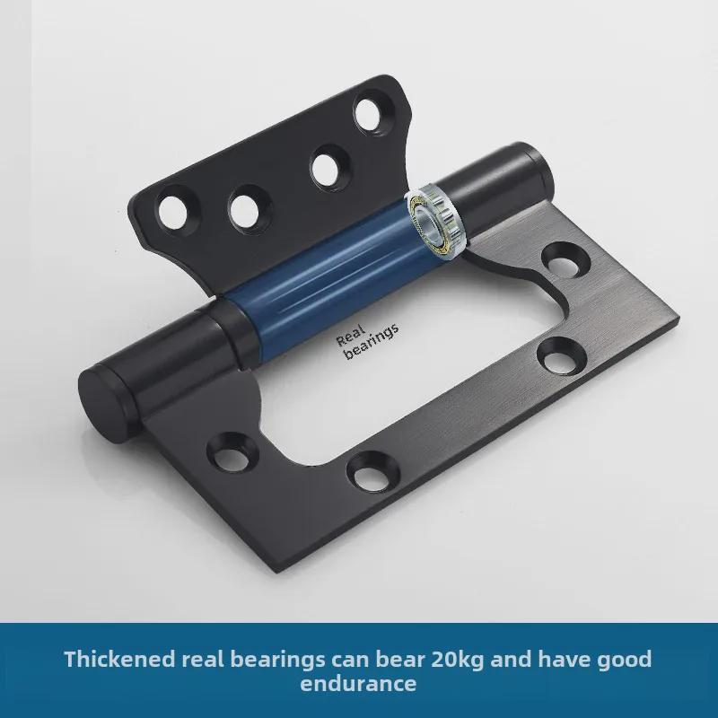 Haoti 4-Inch Stainless Steel Mother-and-Child Hinge for Wooden Doors