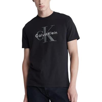 Color Block Letter Print Comfortable Short Sleeve T-Shirt Unisex Tops Black 40QP894-001