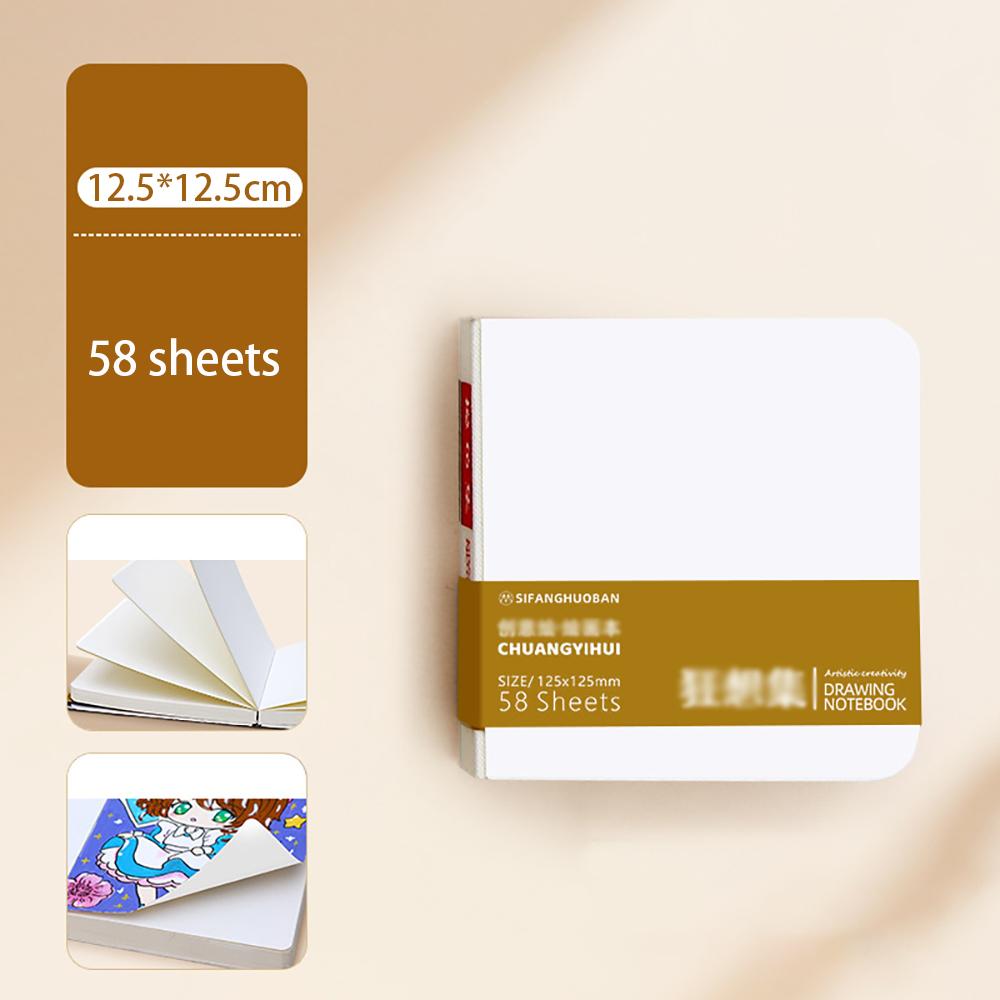 Thick acrylic cardboard specifically designed for art students can be torn off for painting, drawing notebook for students