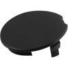 Motoforti Front Right Bumper Impact Joint Cover Cap, Towing Hitch Cover, for Ford Explorer 2011-2015, Plastic, BB5Z-17A900-APTM, Black